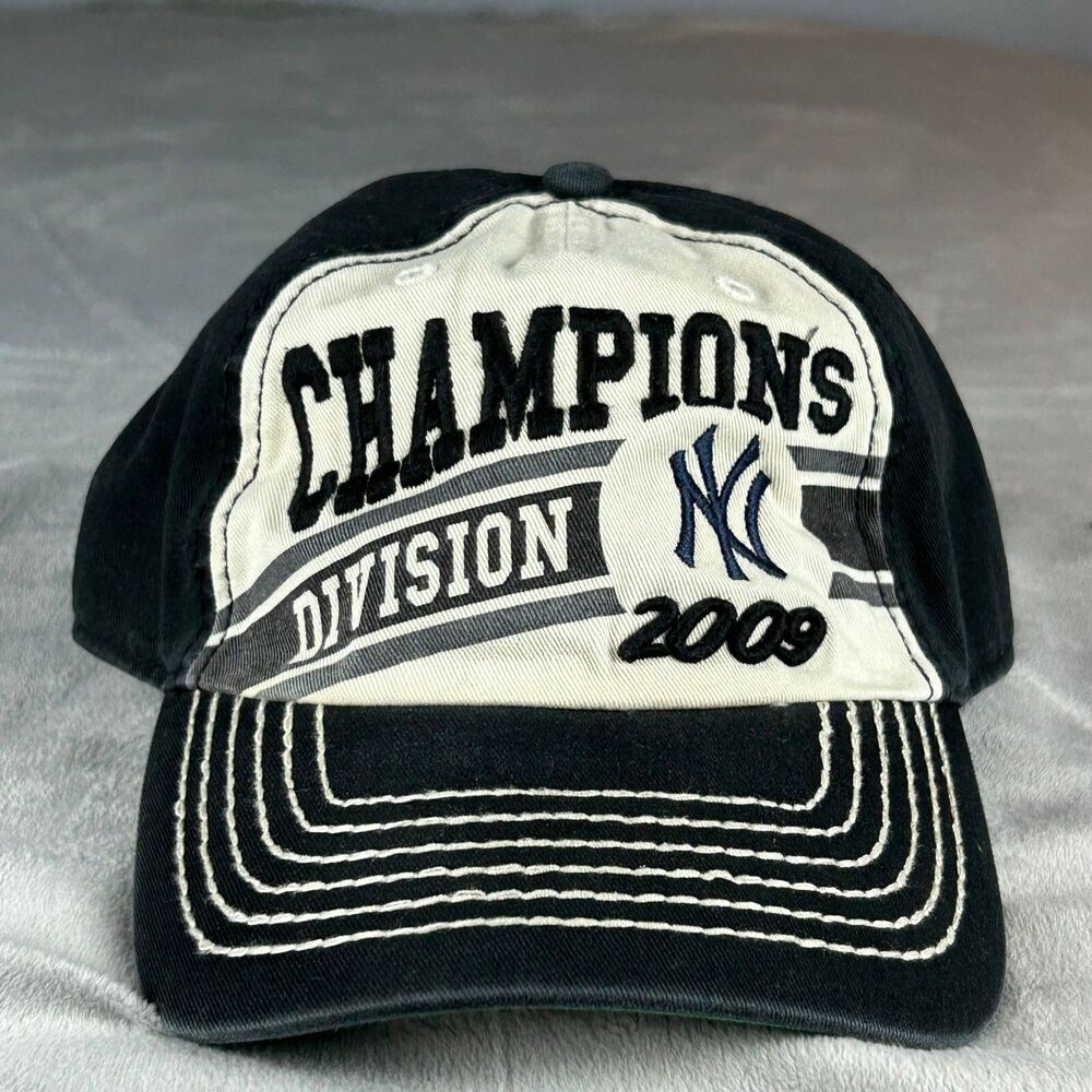 47 Twins Sports Cap Hat One Size Fit New York Yankees 2009 Division Champions